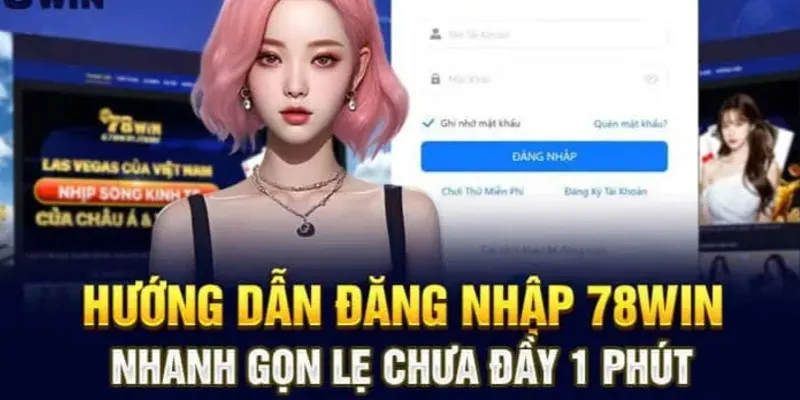 Đăng nhập 78Win với thao tác thực hiện cụ thể